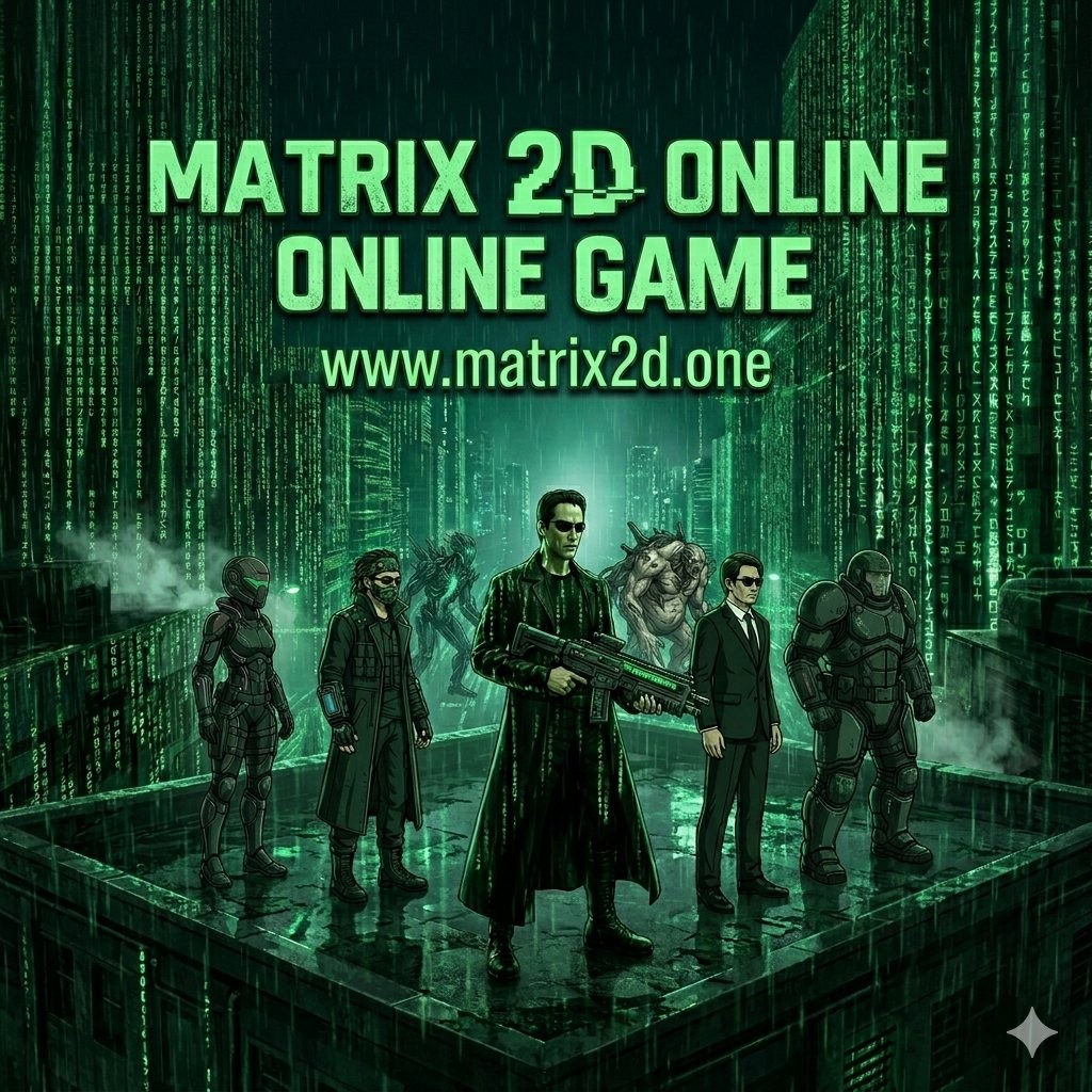 Matrix 2D Online — Neo and Trinity vs Agents